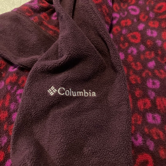 Columbia Purple and Pink Fleece Pullover - Picture 3 of 7
